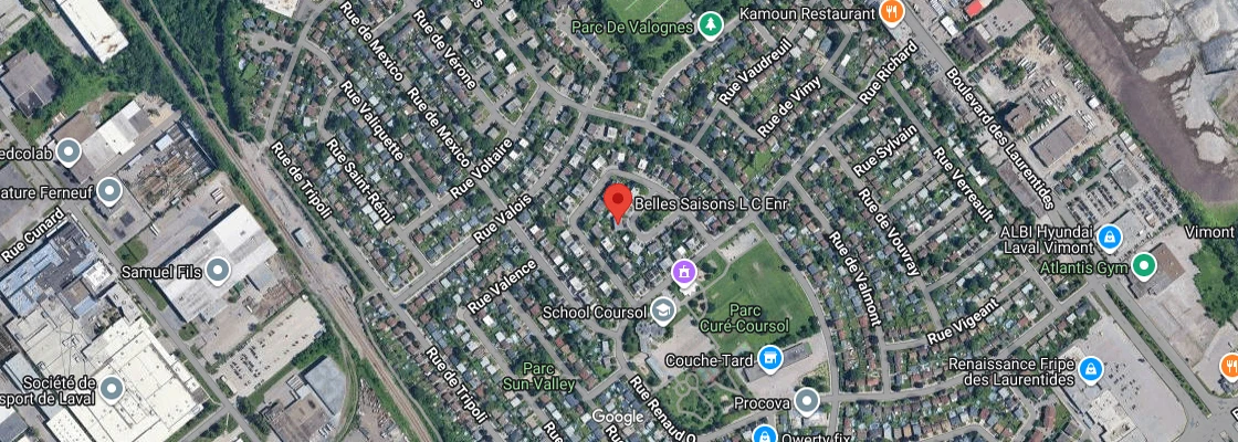 Map preview - Belles Saisons L.C. Enr.